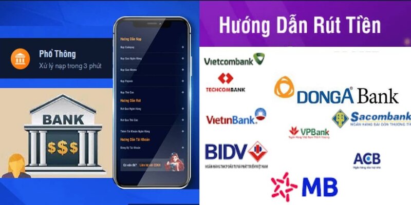 Các phương thức rút tiền daga88 vô cùng đa dạng và tiện lợi